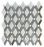 Oriental White Marble Mosaic - Lattice with Gray & Thassos White