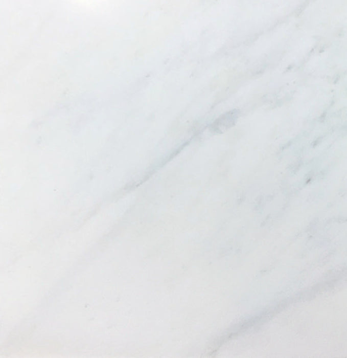 Full Tile Sample - Oriental White Marble Tile - 12" x 24" x 3/8" Polished