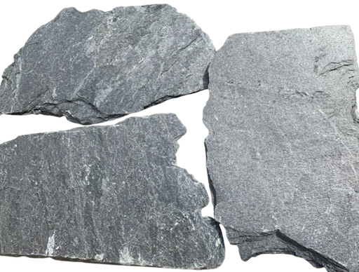Ostrich Gray Quartzite Flagstone - Natural Cleft Face & Back