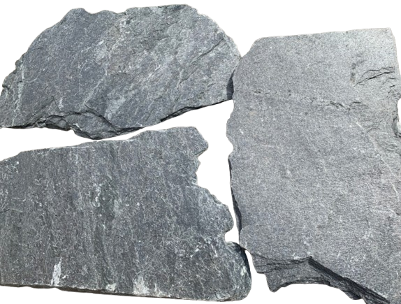 Ostrich Gray Quartzite Flagstone - Natural Cleft Face & Back