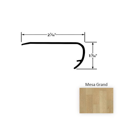 Preference Vinyl Mesa Grand Overlap Stair Nose Embossed 1