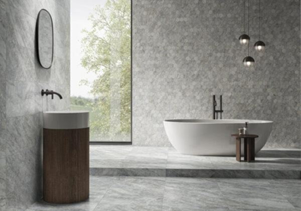 Oyster Porcelain Lagoon Blue ISLOYST Tile Matte 2