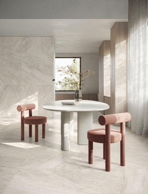 Oyster Porcelain Pearl White ISLOYST Tile Matte 2