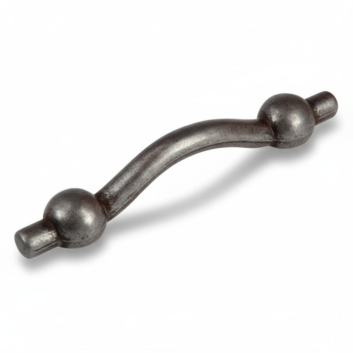 Silverline P2001 Zinc Alloy Antique Iron Cabinet Pull Pewter/Rose 1