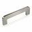 Silverline P2030 Zinc Alloy Silver Cabinet Pull Brushed Satin Nickel 1
