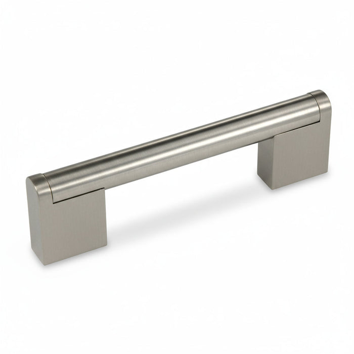 Silverline P2033 Zinc Alloy Silver Cabinet Pull Brushed Satin Nickel 1