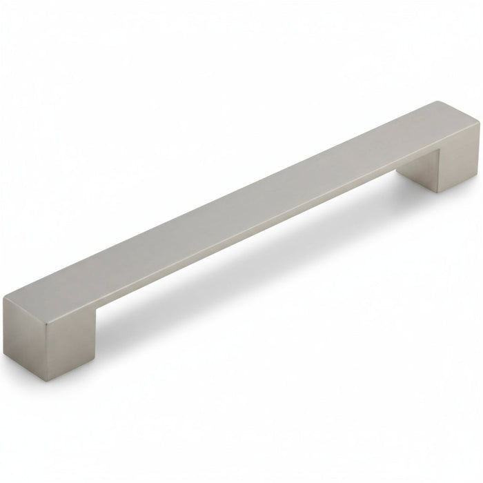 Silverline P2053 Zinc Alloy Silver Cabinet Pull Brushed Satin Nickel 1
