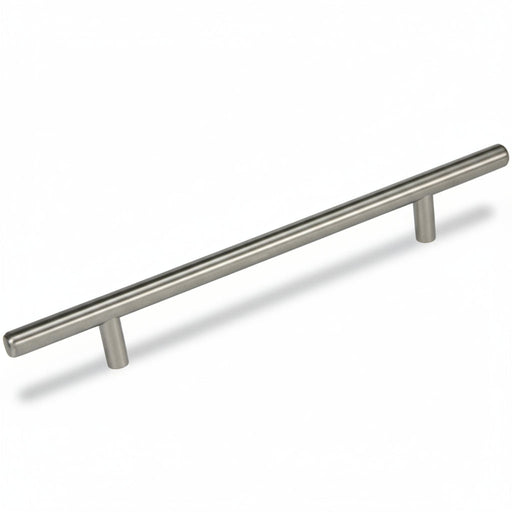 Silverline P6007 Steel Silver Cabinet Pull Satin Nickel 1