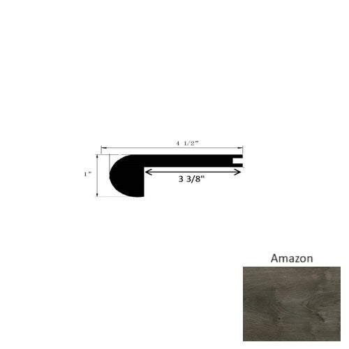 Paradigm Amazon Urethane Ceramic Bead Vinyl Flush Stair Nose — Stone ...