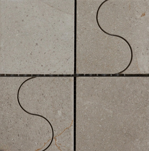 Sol Argento Filled & Honed Porcelain Mosaic - 12" x 12" x 1/4"