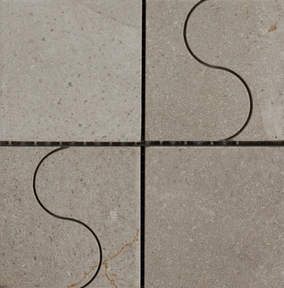 Sol Argento Filled & Honed Porcelain Mosaic - 12" x 12" x 1/4"