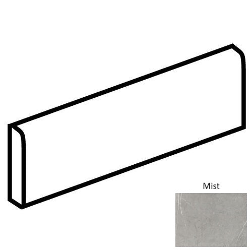 Core Fundamentals Platinum Porcelain Mist PH61 Bullnose Matte 1