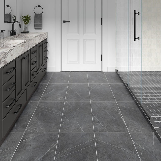 Core Fundamentals Platinum Porcelain Smoke PH63 Tile Matte 4