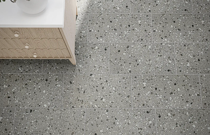 Poke Smoke Flecks Matte Porcelain Tile