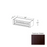 Sterfic SKU - VSB3621DR-ON. Oak. 36" x 34.5" Bathroom Vanity