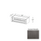 Sterfic SKU - VSB3621DR-ON. Oak. 36" x 34.5" Bathroom Vanity