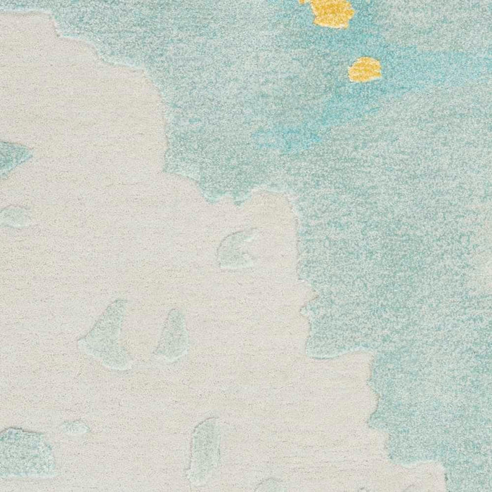 Prismatic Wool Blend Seafoam Gold 
