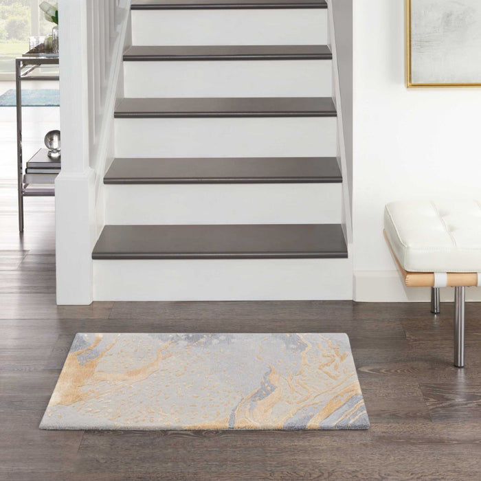 Prismatic Wool Blend Grey Gold GRYGD