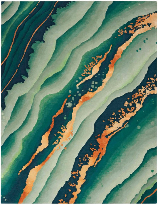Prismatic Wool Blend Emerald EMRLD