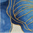 Prismatic Wool Blend Blue Gold 