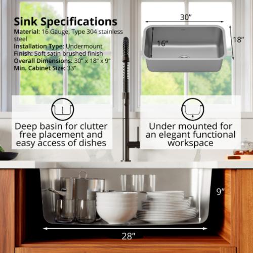 Stainless Steel Kitchen Sink 4