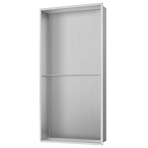 PULSE ShowerSpas Shower Niche Stainless Steel Brushed 1