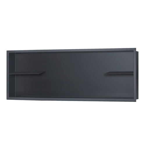 PULSE ShowerSpas Shower Niche Gun Metal Black 1