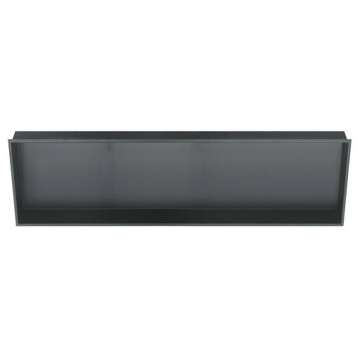 PULSE ShowerSpas Shower Niche Gun Metal Black 1