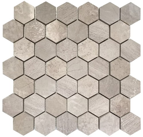 Marble Wooden White Mosaic Multi Finish 1