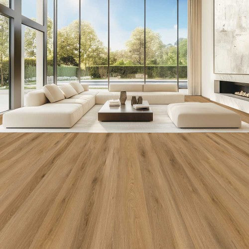 VersaCore Pure Edge Palm Mist WPC Luxury Vinyl Plank Flooring - Ceramic Bead