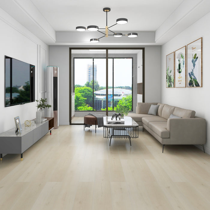 Panoramic Vinyl Linen Oak Vinyl Plank Textured 2
