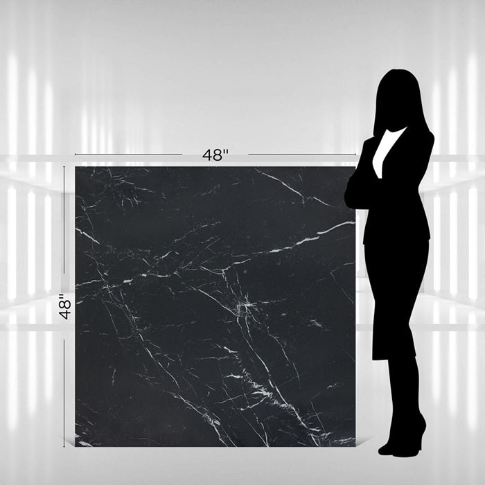 Panoramic Duet Porcelain Anthracite CM85 Tile Polished 6