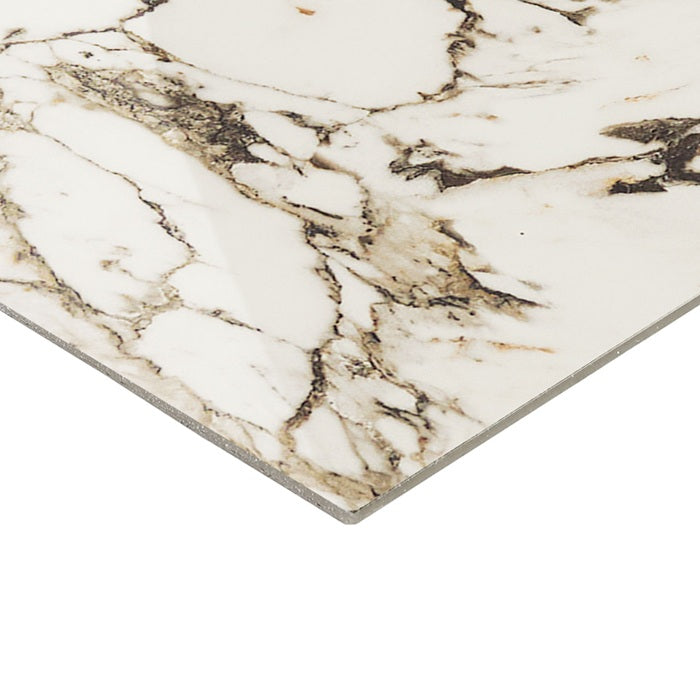 Panoramic Duet Porcelain Calacatta Aries CM21 Tile Polished 2