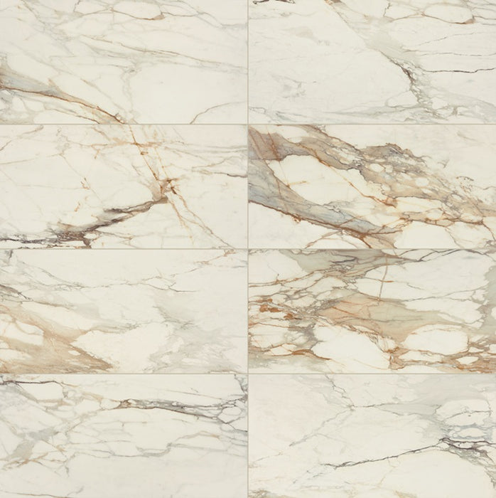 Panoramic Duet Porcelain Calacatta Topaz CM82 Tile Polished 4