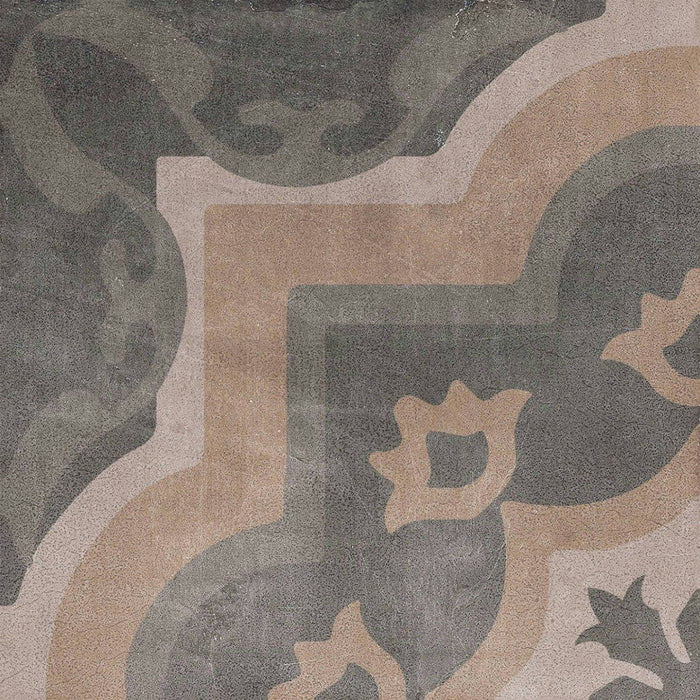Full Tile Sample - Patchwork Classic 03 (Old) Porcelain Tile - 8" x 8" Matte