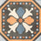 Full Tile Sample - Patchwork Colors 03 (Old) Porcelain Tile - 8" x 8" Matte