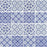 Full Sheet Sample - Aquatica Patchwork Azul Blue Glass Mosaic - 3" x 3" x 6 MM Semi Gloss