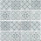 Full Sheet Sample - Aquatica Patchwork Cinza Gray Glass Mosaic - 3" x 3" x 6 MM Semi Gloss