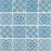 Full Sheet Sample - Aquatica Patchwork Turquoise Glass Mosaic - 3" x 3" x 6 MM Semi Gloss