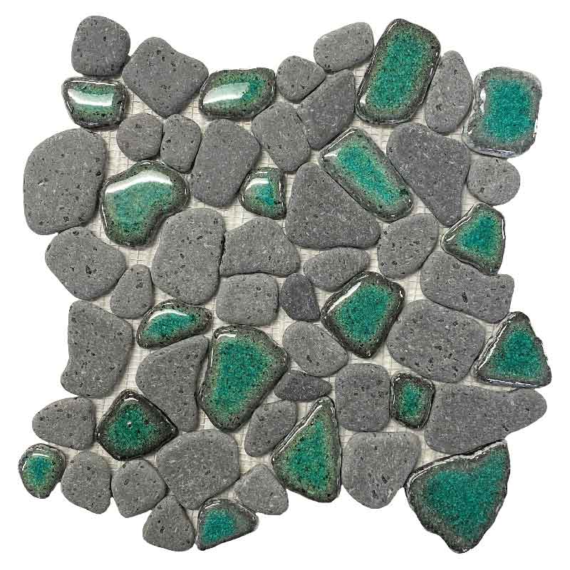 Pele Pebbles Teal Tide & Lava Blend PTT002