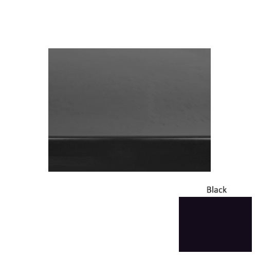 Rubber Black Q100 Stair Tread Smooth 1