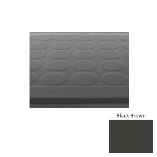 Rubber Black Brown Q193 Stair Tread Textured 1