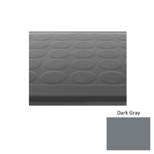 Rubber Dark Gray Q150 Stair Tread Textured 1