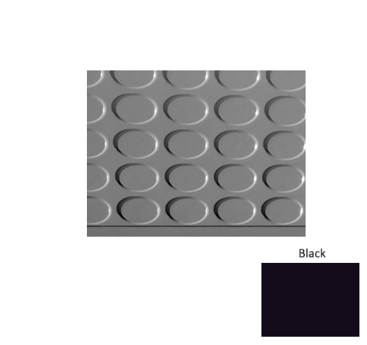 Rubber Black Q100 Stair Tread Textured 1