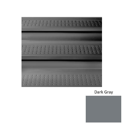 Rubber Dark Gray Q150 Stair Tread Textured 1