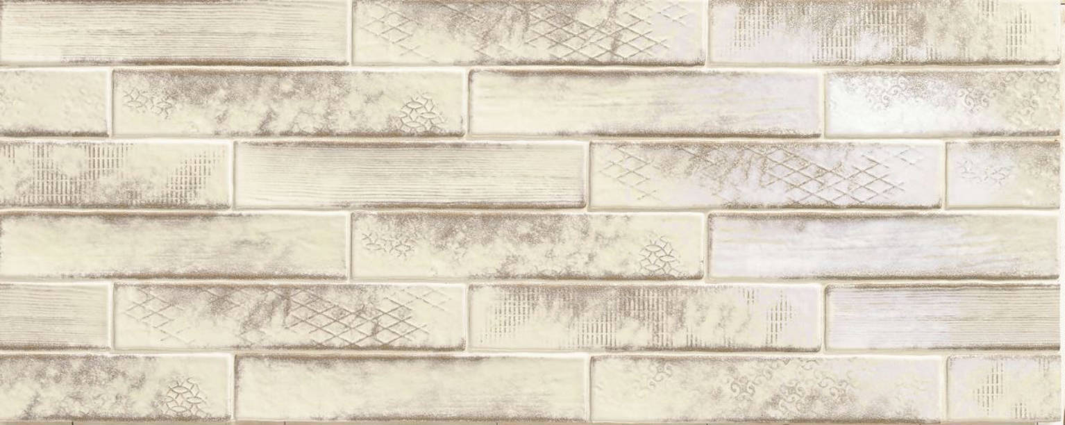 Full Tile Sample - Piastrella Antique Ceramic Tile - 2" x 10" Glossy