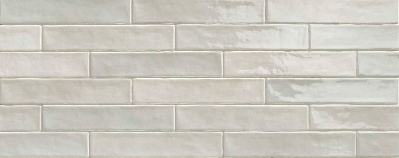 Full Tile Sample - Piastrella Ash Ceramic Tile - 2" x 10" Glossy