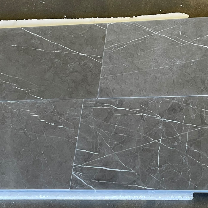 Pietra Gray Marble Tile Honed 3