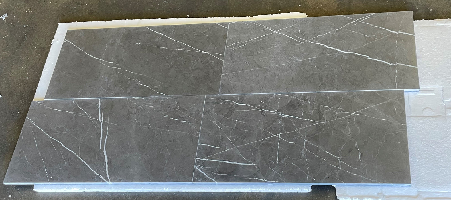 Pietra Gray Marble Tile Honed 3