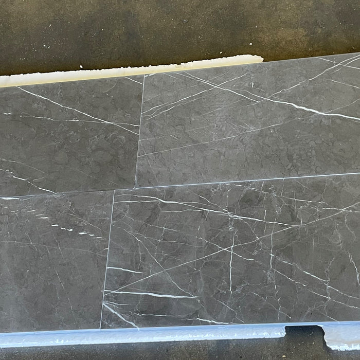 Pietra Gray Marble Tile Honed 1